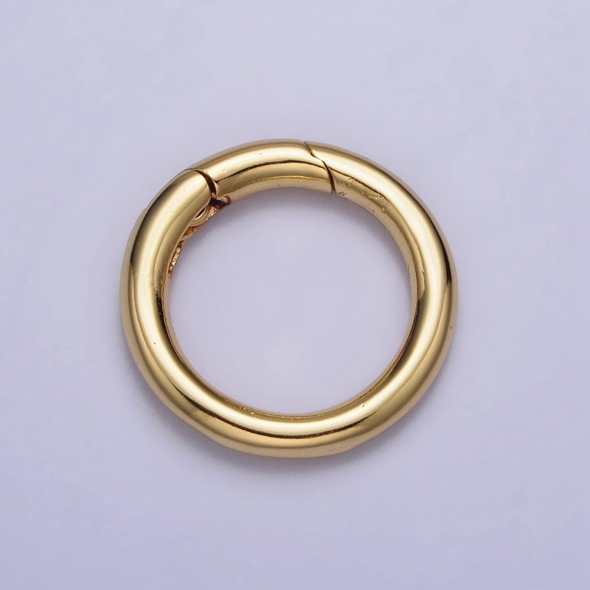 24K Gold Filled 18mm, 20mm Push Gate Ring Closure Enhancer Supply in Gold &amp; Silver | Z-137~Z-140