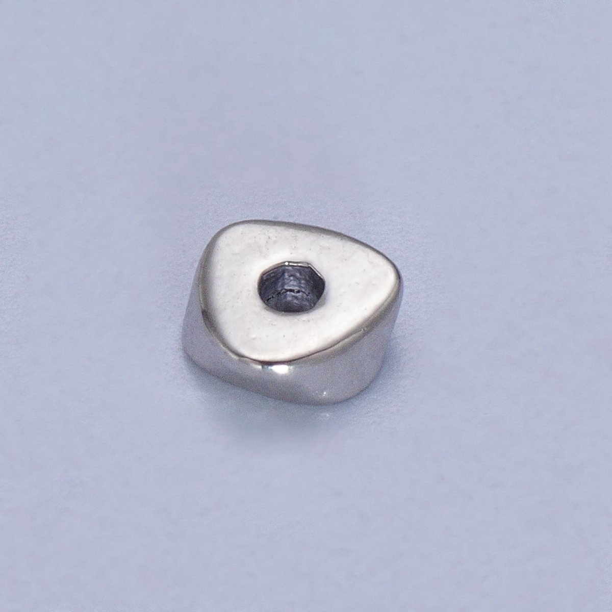 24K Gold Filled 20 Pieces 4mm Geometric Triangle Bead Supply in Gold &amp; Silver | K-311 K-315