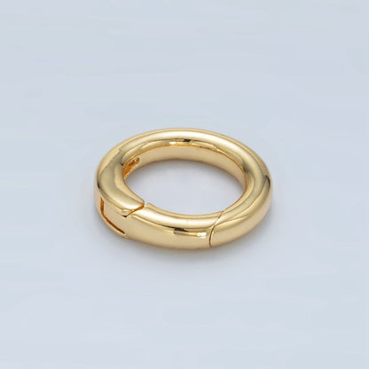 24K Gold Filled 20mm Push Spring Gate Findings | L077