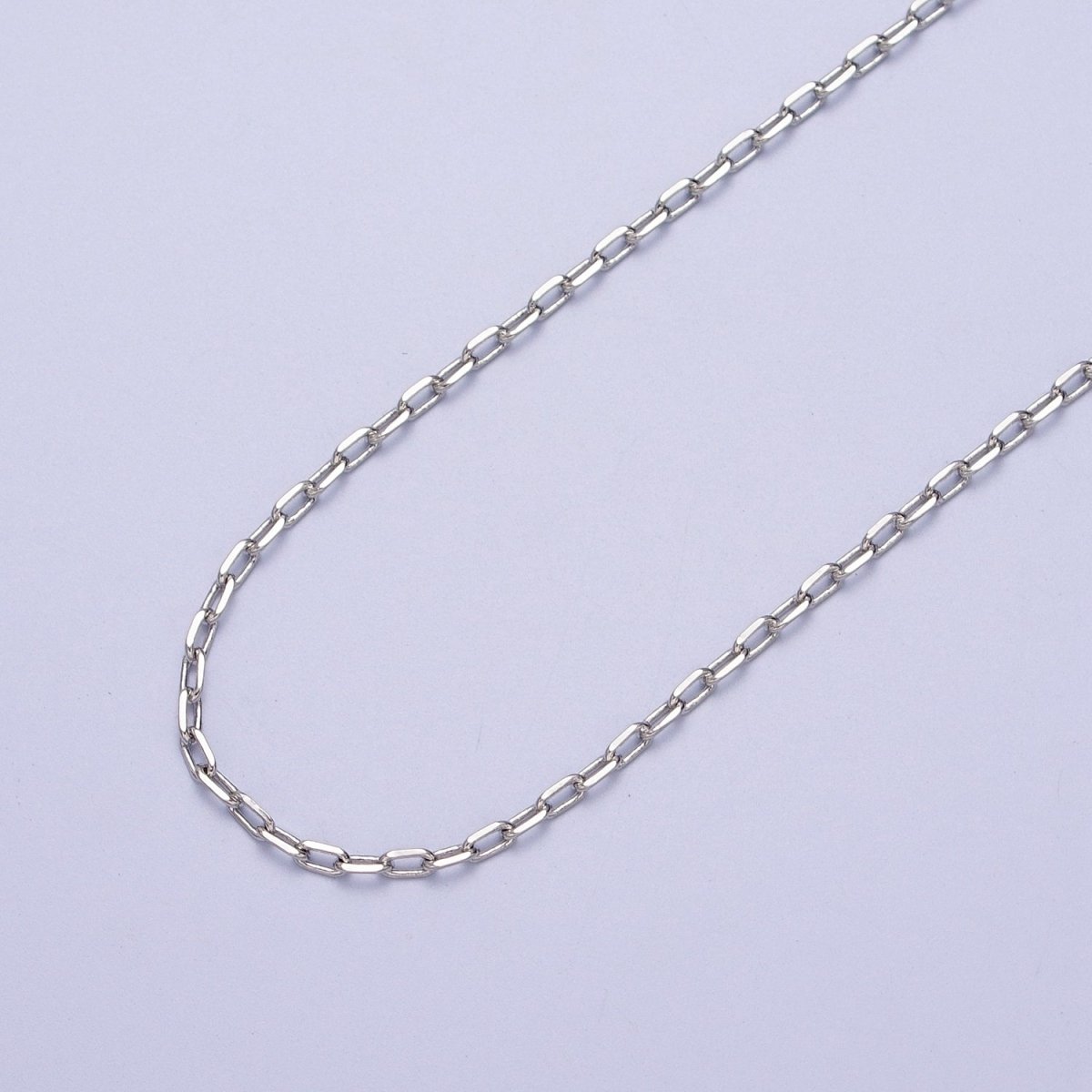 24K Gold Filled 2mm Cable Unfinished Chain in Gold &amp; Silver | ROLL-899, ROLL-900 Clearance Pricing