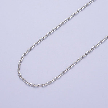 24K Gold Filled 2mm Cable Unfinished Chain in Gold &amp; Silver | ROLL-899, ROLL-900 Clearance Pricing