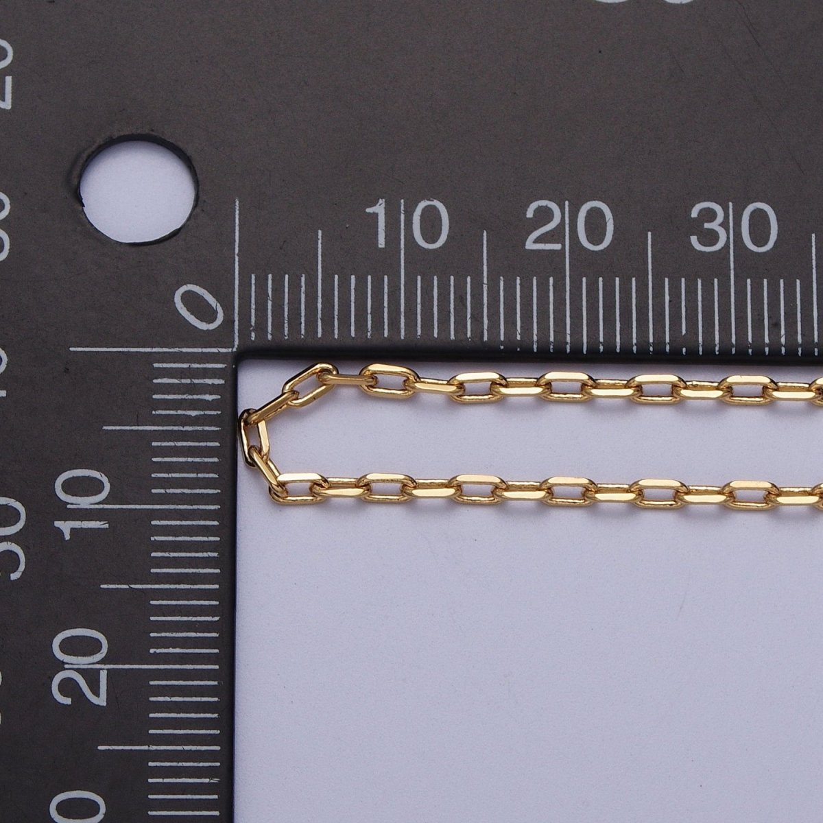 24K Gold Filled 2mm Cable Unfinished Chain in Gold &amp; Silver | ROLL-899, ROLL-900 Clearance Pricing