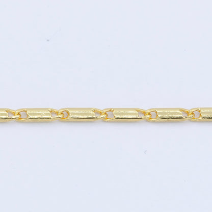 24K Gold Filled 2mm Dainty Scroll 18 Inch Layering Chain Necklace | WA-199 Clearance Pricing
