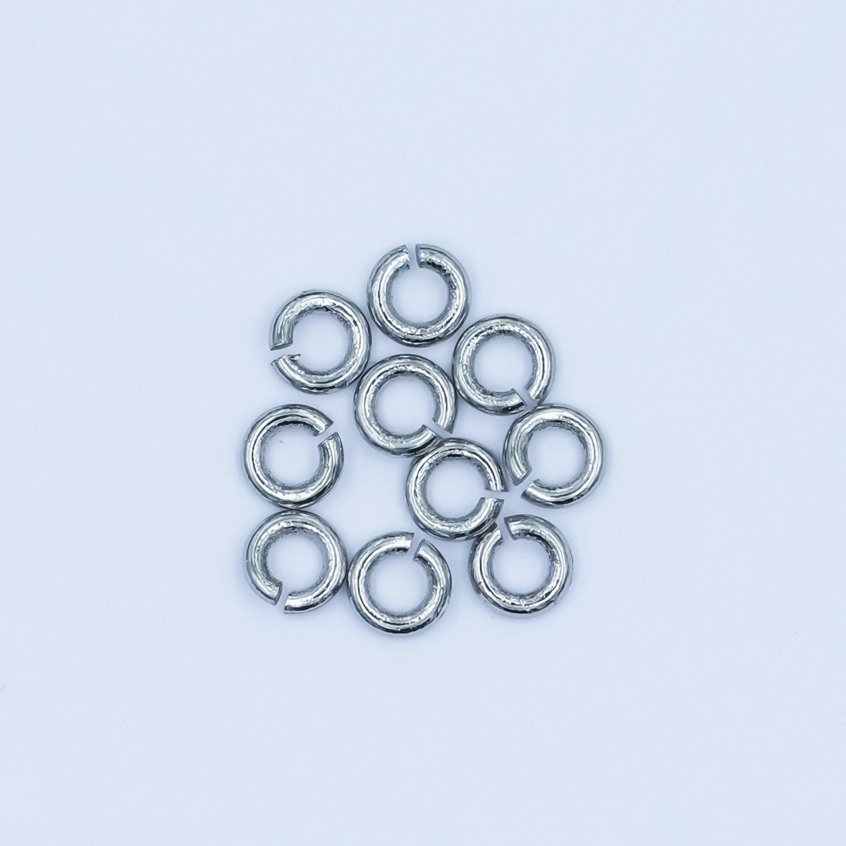 24K Gold Filled 3.5mm x 0.8mm Minimalist Jump Ring Finding Set in Gold &amp; Silver | SP-1615