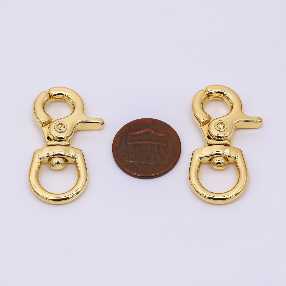 24K Gold Filled 36mm Swivel Base Lobster Clasp Closure Findings | Z-1305