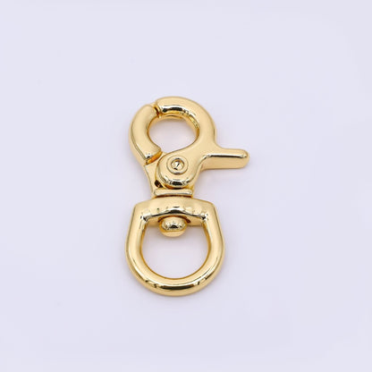 24K Gold Filled 36mm Swivel Base Lobster Clasp Closure Findings | Z-1305