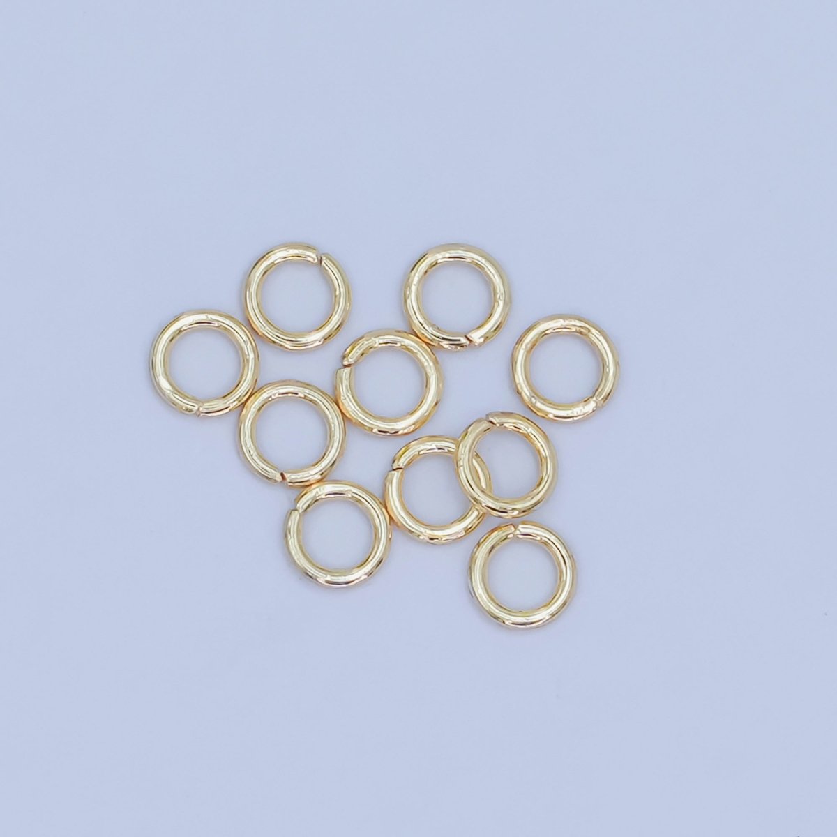 24K Gold Filled 3mm x 0.5mm ( 26 gauge ) Minimalist Jump Ring Finding Set in Gold &amp; Silver | SP-1614