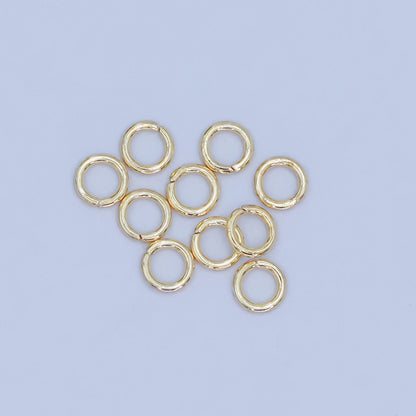 24K Gold Filled 3mm x 0.5mm ( 26 gauge ) Minimalist Jump Ring Finding Set in Gold &amp; Silver | SP-1614