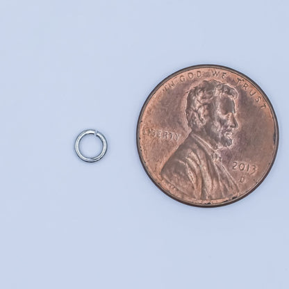 24K Gold Filled 4.5mm x 0.8mm ( 20 gauge ) Minimalist Jump Ring Finding Set in Gold &amp; Silver | SP-1619