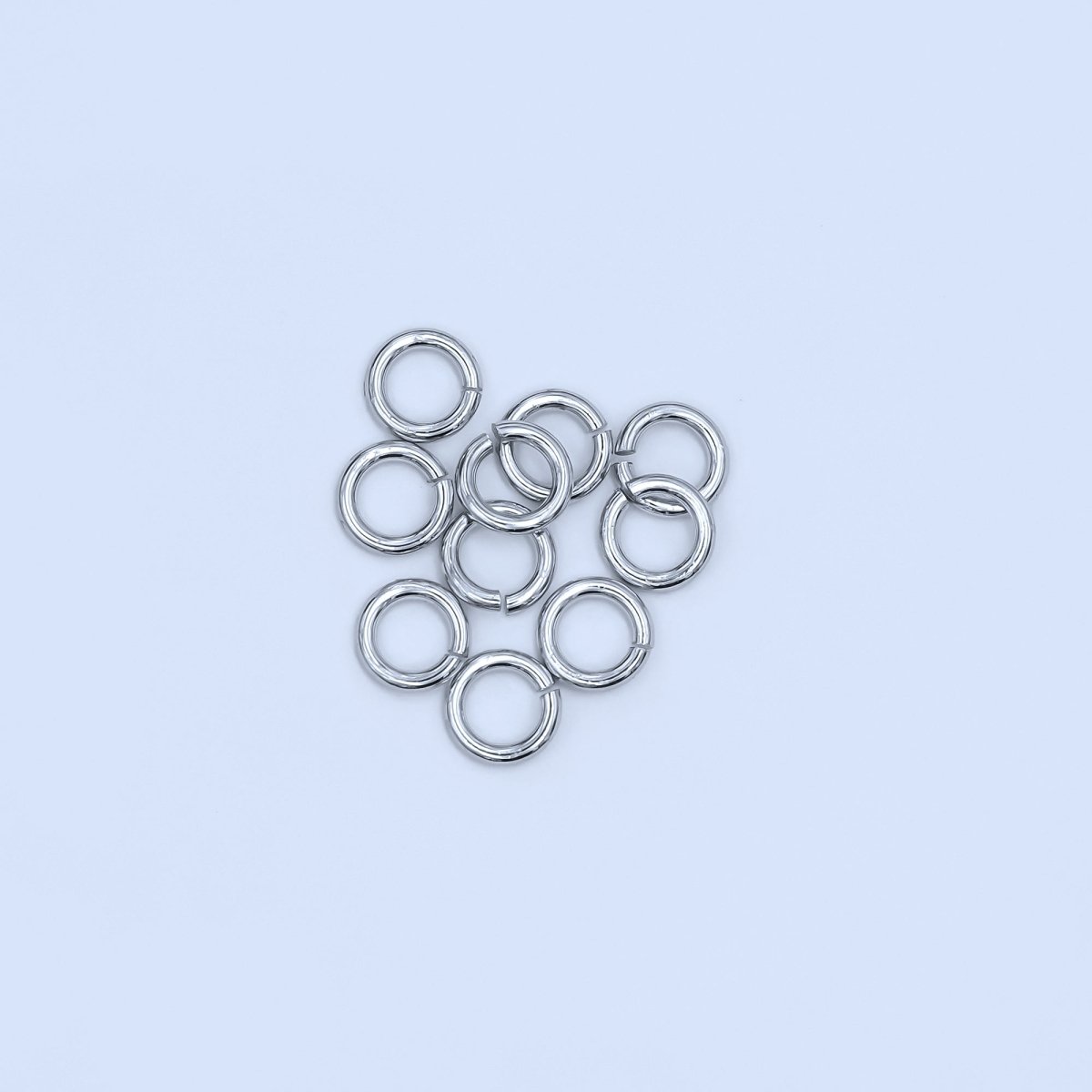 24K Gold Filled 4.5mm x 0.8mm ( 20 gauge ) Minimalist Jump Ring Finding Set in Gold &amp; Silver | SP-1619