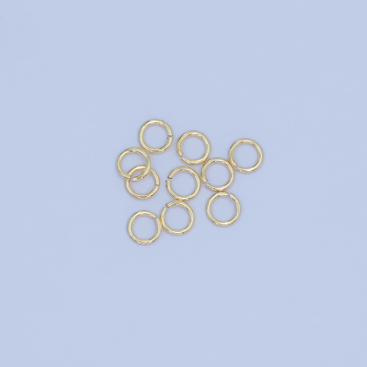 24K Gold Filled 4mm x 0.6mm ( 24 gauge ) Minimalist Jump Ring Finding Set in Gold &amp; Silver | SP-1617