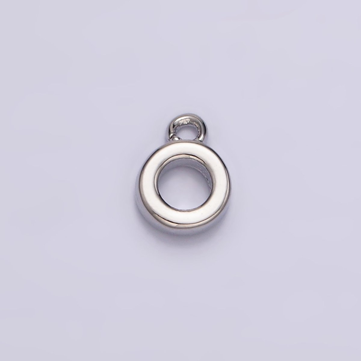 24K Gold Filled 5mm, 6mm Thin Crimp Open Loop Charm Holder Jewelry Making Supply in Gold &amp; Silver | Z-923 - Z-926