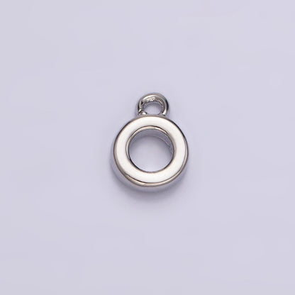 24K Gold Filled 5mm, 6mm Thin Crimp Open Loop Charm Holder Jewelry Making Supply in Gold &amp; Silver | Z-923 - Z-926