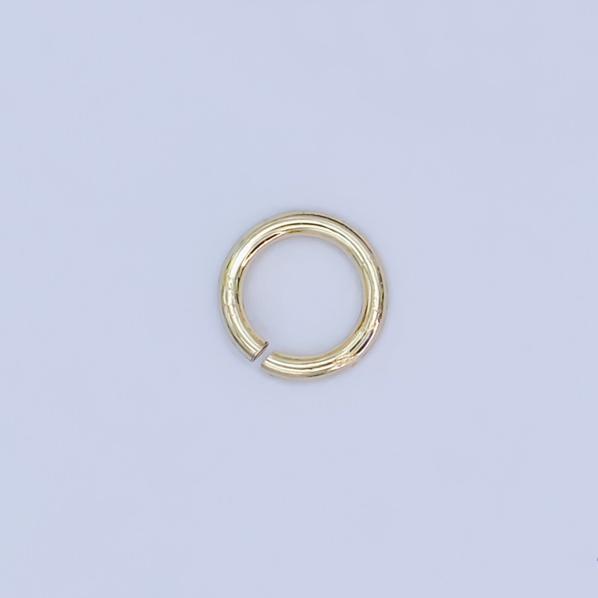 24K Gold Filled 5mm x 0.7mm Minimalist Jump Ring Set in Gold &amp; Silver | SP-1621