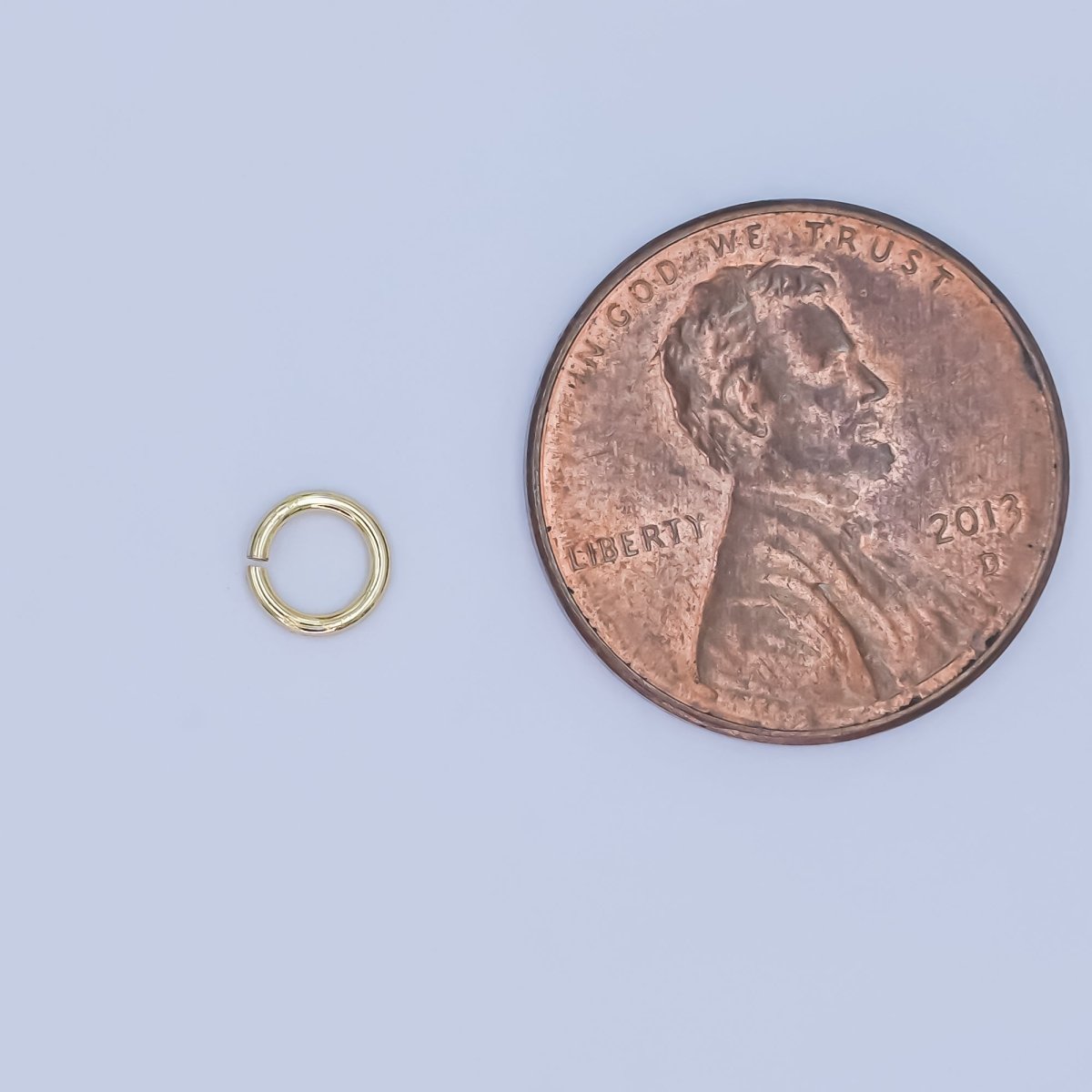 24K Gold Filled 5mm x 0.7mm Minimalist Jump Ring Set in Gold &amp; Silver | SP-1621