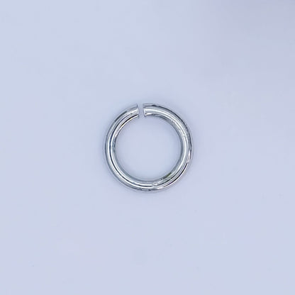 24K Gold Filled 5mm x 0.8mm Minimalist Jump Ring Set in Gold &amp; Silver | SP-1622