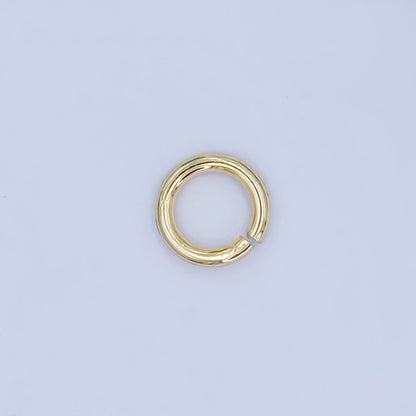 24K Gold Filled 5mm x 0.8mm Minimalist Jump Ring Set in Gold &amp; Silver | SP-1622
