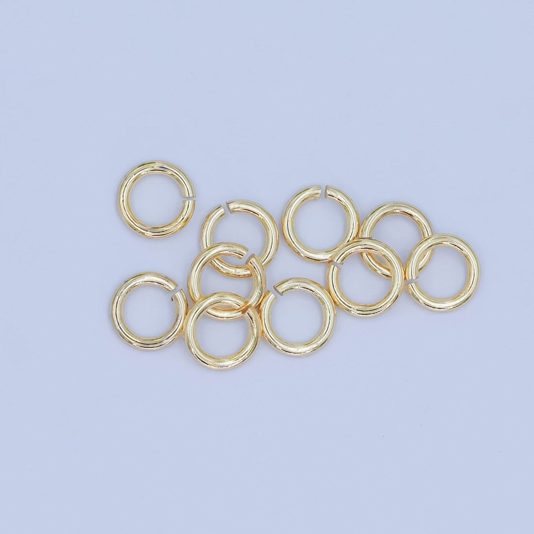 24K Gold Filled 6mm x 1mm ( 19 Gauge ) Minimalist Jump Ring Finding Set | SP-1624