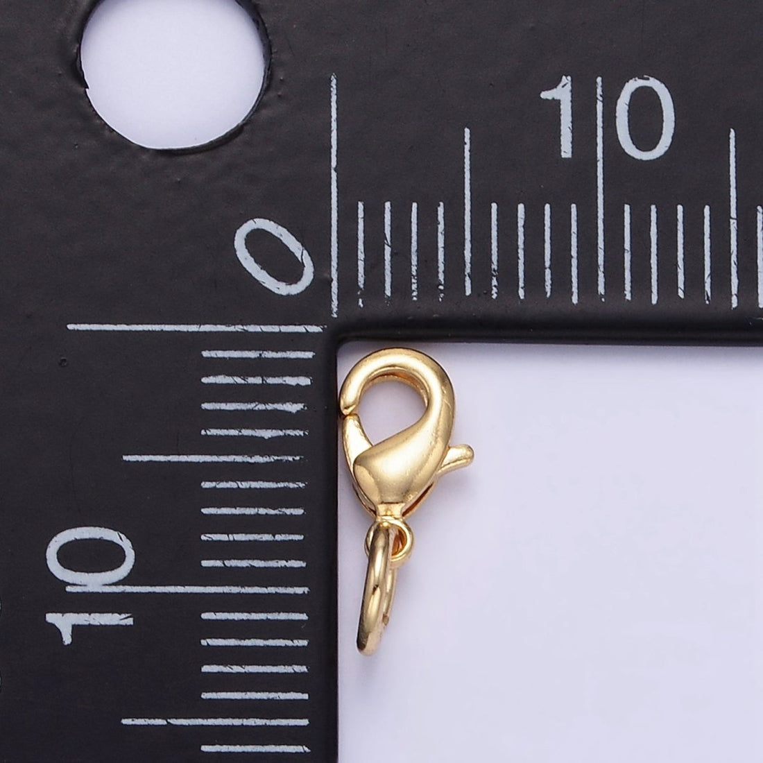 24K Gold Filled 8.5mm Minimalist Lobster Claw Clasps Closure Findings | Z868