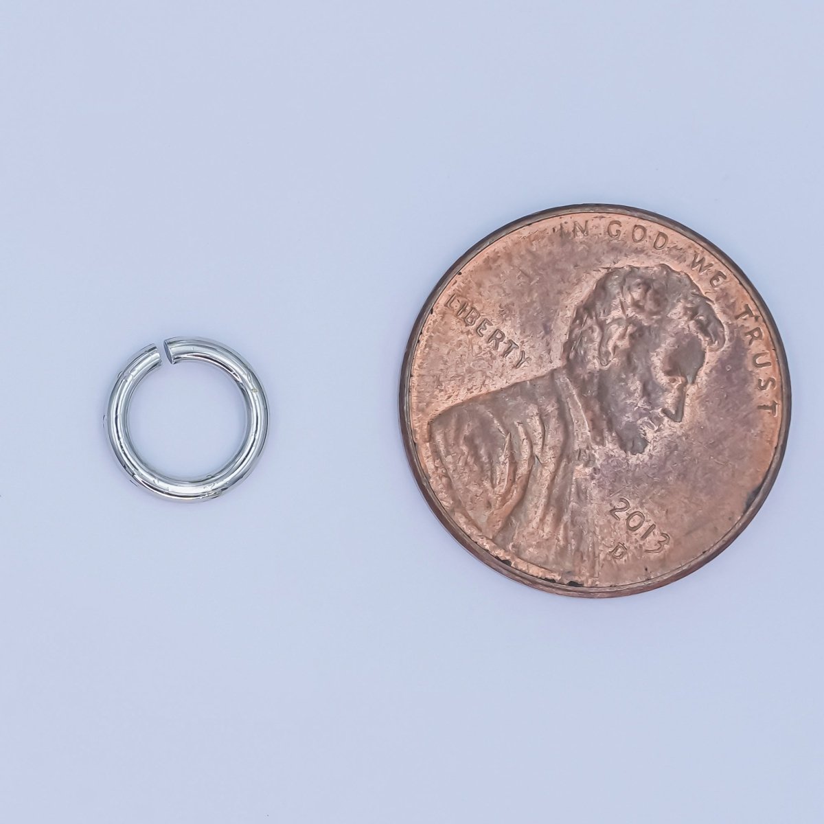 24K Gold Filled 8mm x 1.2mm ( 16 gauge ) Minimalist Jump Ring Finding Set in Gold &amp; Silver | SP-1627