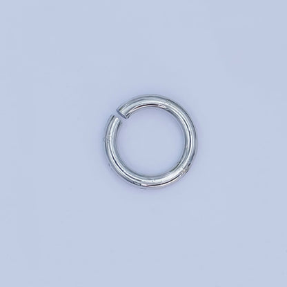 24K Gold Filled 8mm x 1.2mm ( 16 gauge ) Minimalist Jump Ring Finding Set in Gold &amp; Silver | SP-1627