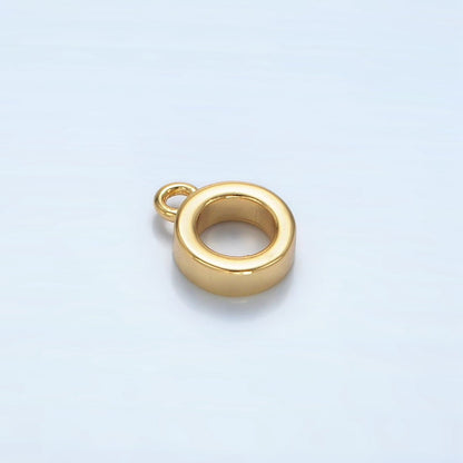 24K Gold Filled 9mm Minimalist Drop Rondelle Bail Findings in Gold &amp; Silver | Z970