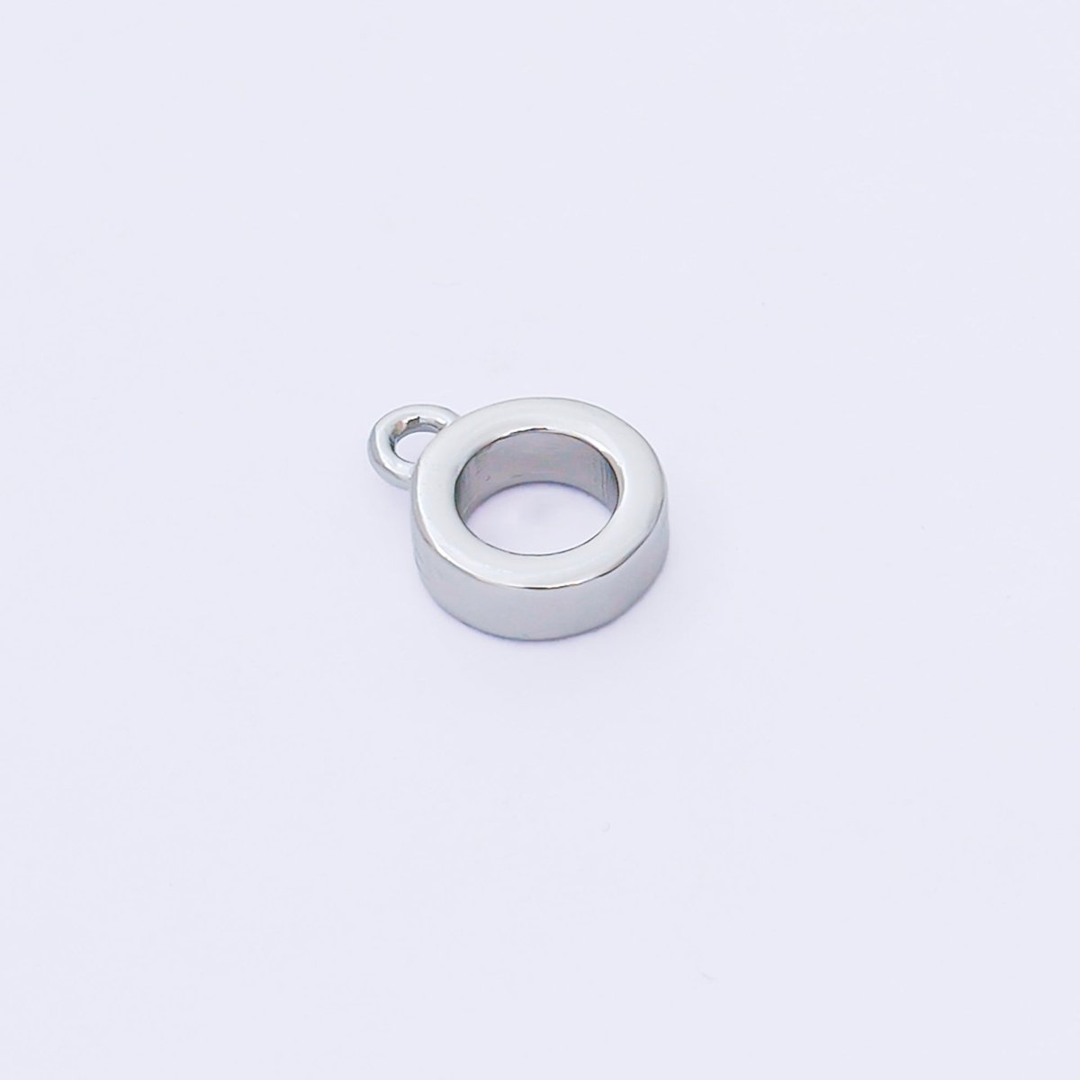24K Gold Filled 9mm Minimalist Drop Rondelle Bail Findings in Gold &amp; Silver | Z970