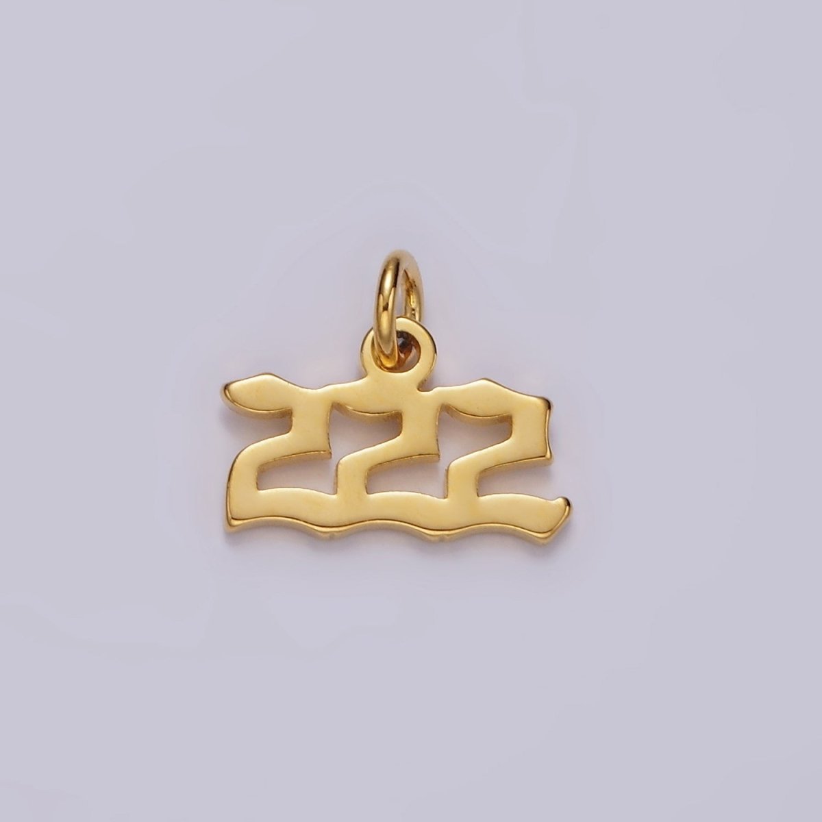 24K Gold Filled Angel Number Numerology Minimalist Mini Charm | AG606 - AG610