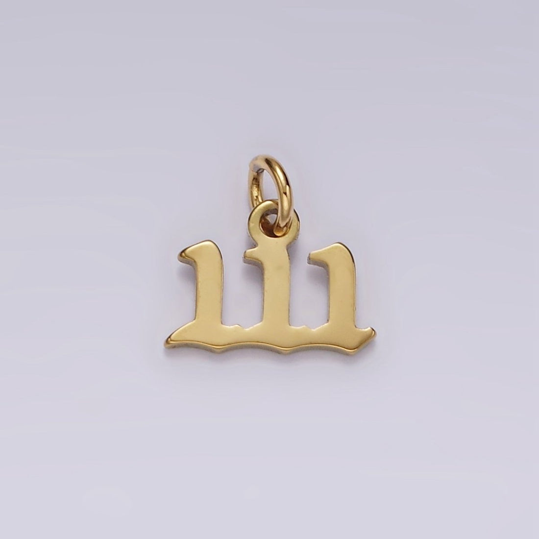 24K Gold Filled Angel Number Numerology Minimalist Mini Charm | AG606 - AG610