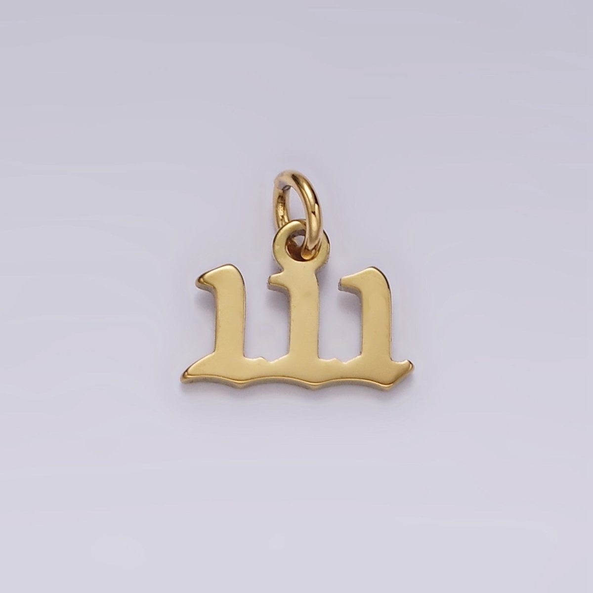 24K Gold Filled Angel Number Numerology Minimalist Mini Charm | AG606 - AG610