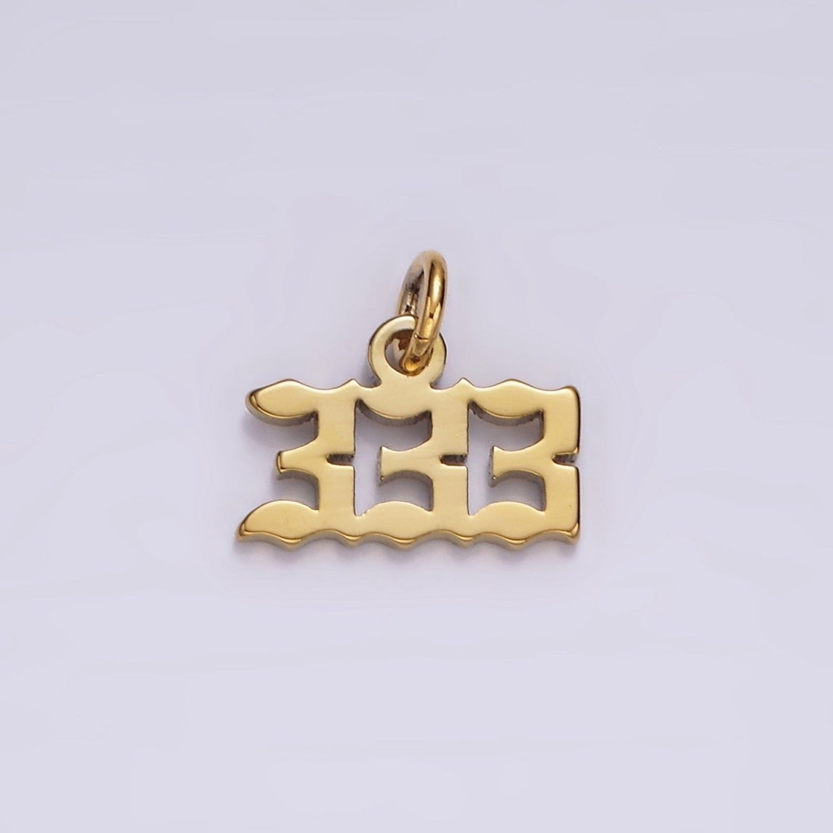 24K Gold Filled Angel Number Numerology Minimalist Mini Charm | AG606 - AG610