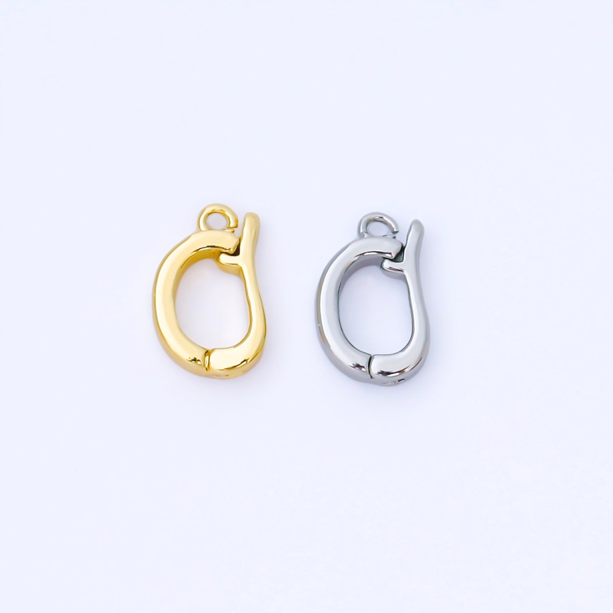 24K Gold Filled 13.5mm Minimalist Bail Enhancer Charm Holder Finding in Gold &amp; Silver | Z1491