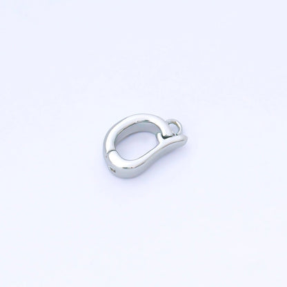 24K Gold Filled 13.5mm Minimalist Bail Enhancer Charm Holder Finding in Gold &amp; Silver | Z1491