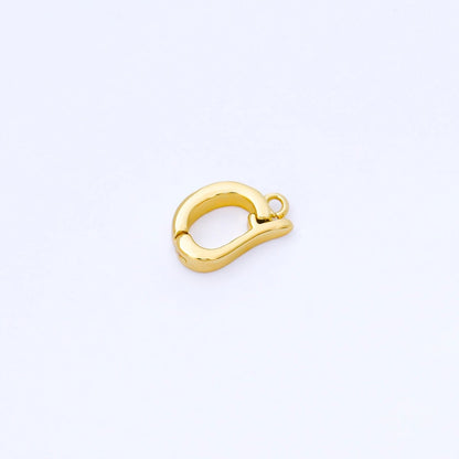 24K Gold Filled 13.5mm Minimalist Bail Enhancer Charm Holder Finding in Gold &amp; Silver | Z1491