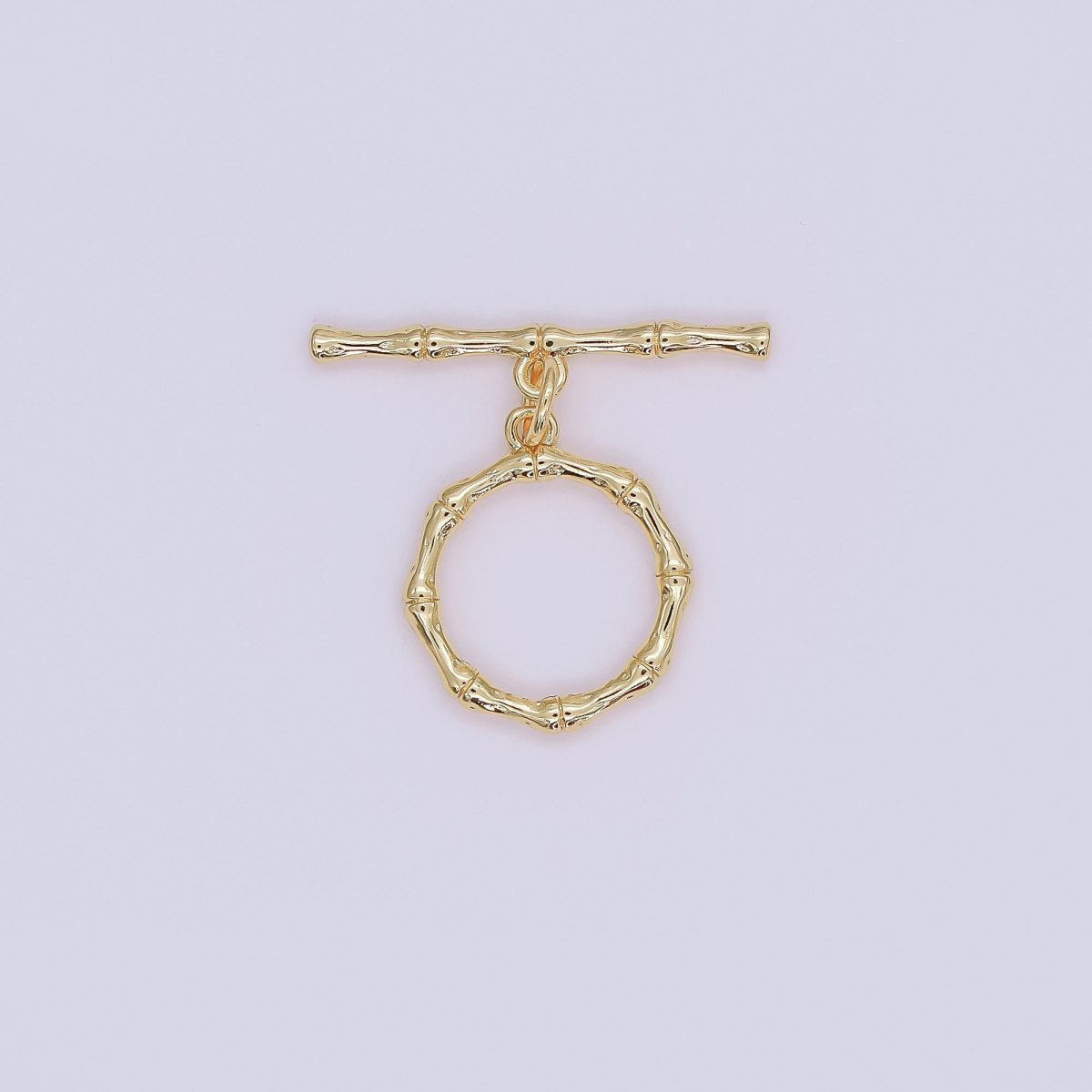 24K Gold Filled Bamboo Toggle Clasps Closure Finding | Z1108