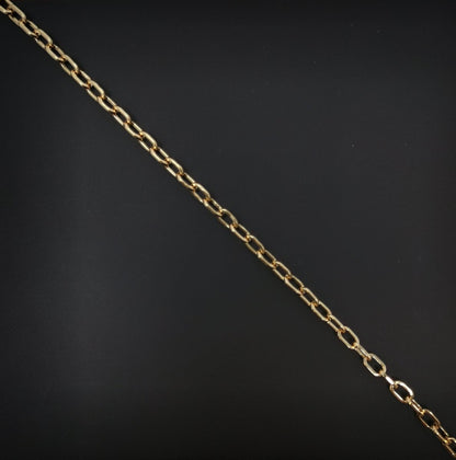 24K Gold Filled CABLE Chain by Yard, Wholesale Bulk Roll Chain For Jewelry Making, Necklace Bracelet Anklet Component Supply | ROLL-066 Clearance Pricing