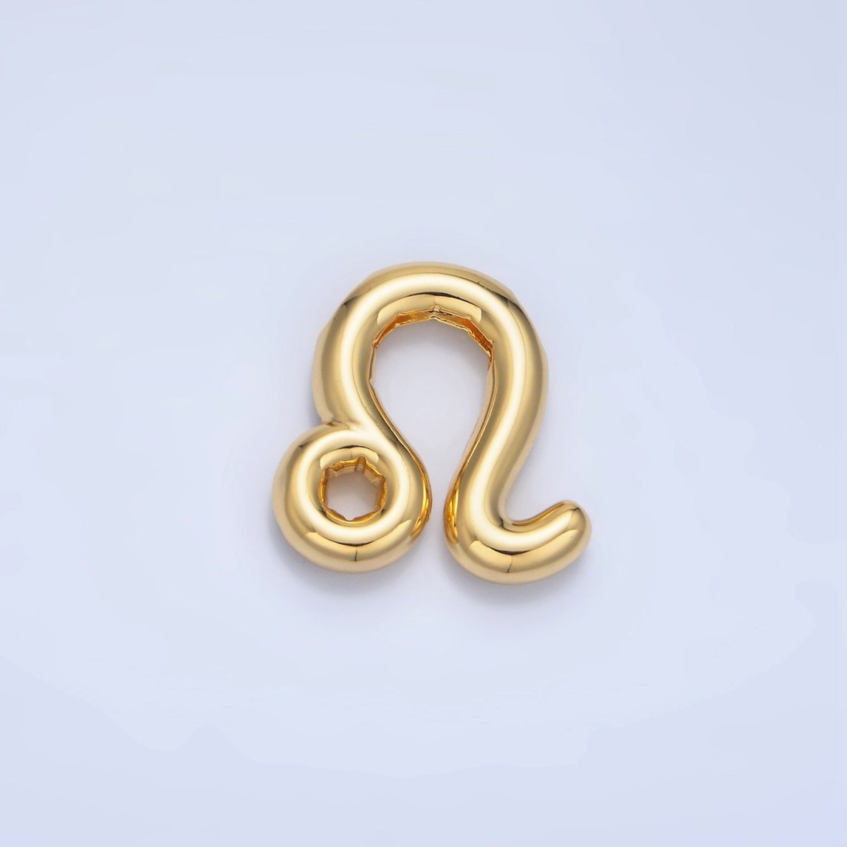 24K Gold Filled Chubby Balloon Zodiac Star Sign Pendant | A1295-A1300