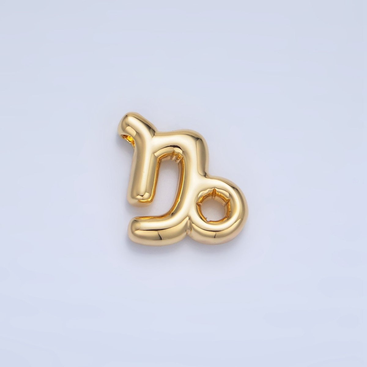 24K Gold Filled Chubby Balloon Zodiac Star Sign Pendant | A1295-A1300