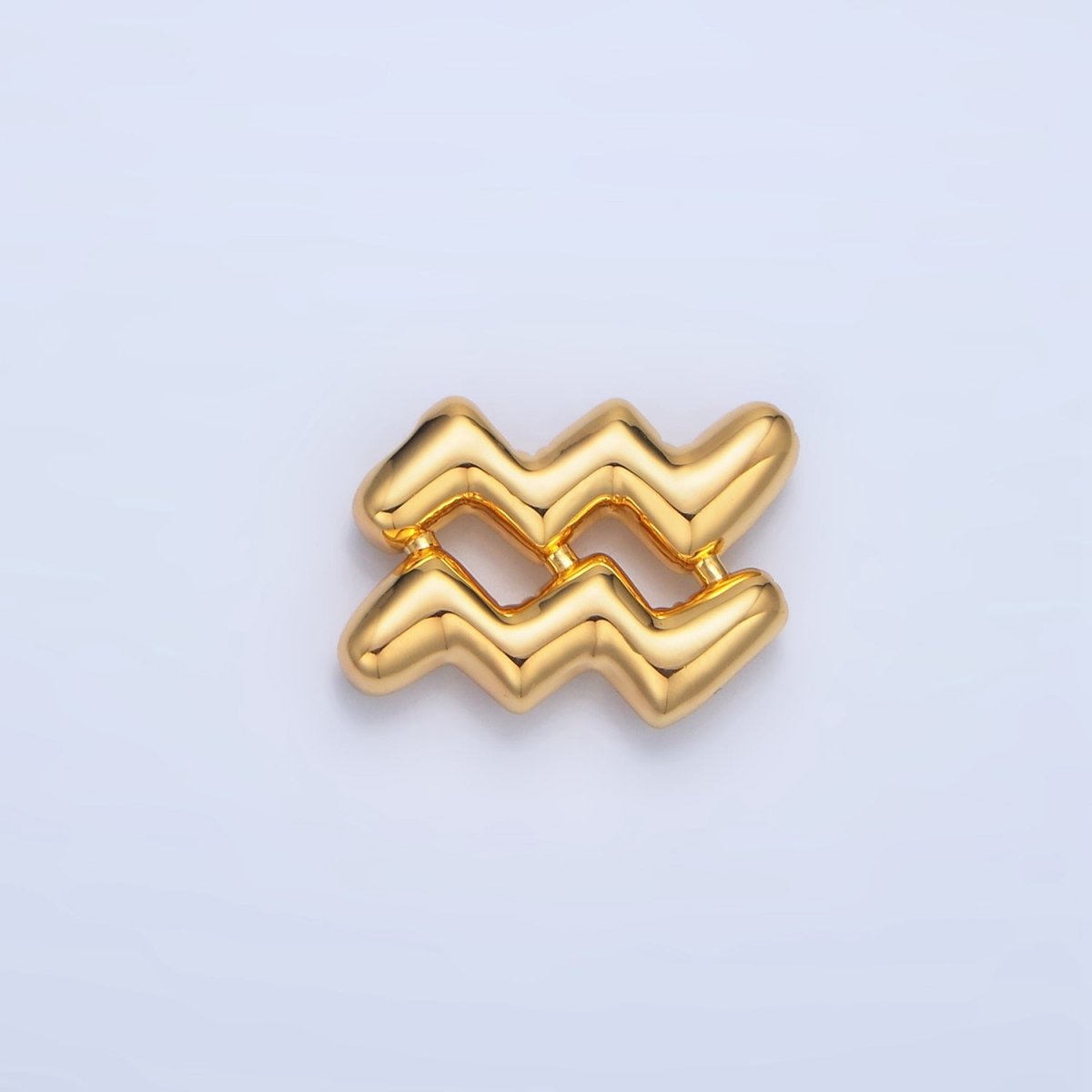 24K Gold Filled Chubby Balloon Zodiac Star Sign Pendant | A1295-A1300