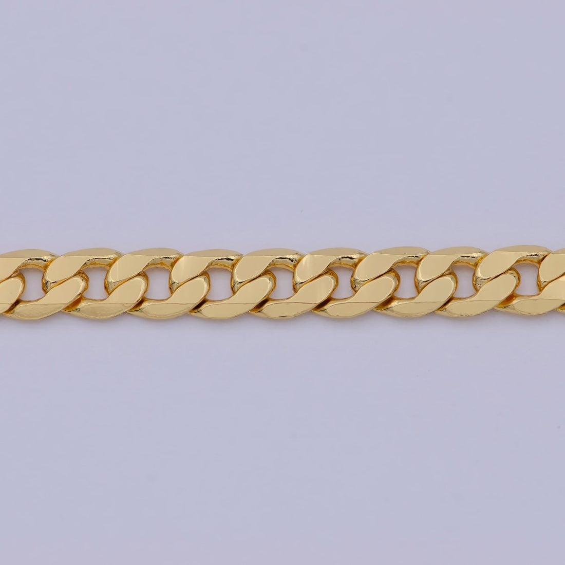 24k Gold Filled Cuban Link Chain Mens Gold Cuban Curb Chain Mens Jewelry 4mm Cuban Chain for Men Gold Jewelry Chain Boyfriend Gift | WA-472 Clearance Pricing