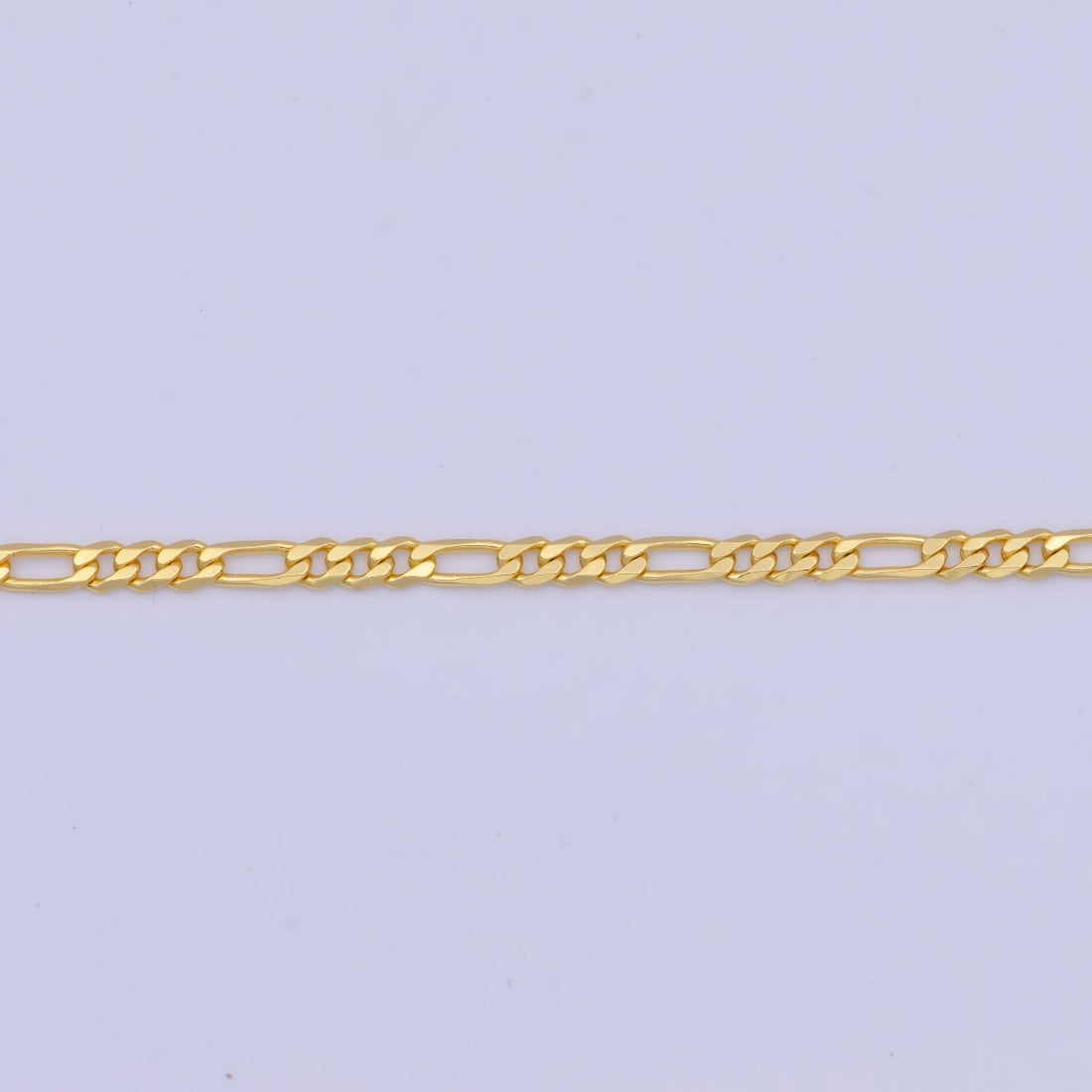 24K Gold Filled Dainty Figaro Chain Minimalist Necklace, Unisex Figaro Chain Necklace 2.4mm Width Ready to Wear | WA-1130 Clearance Pricing