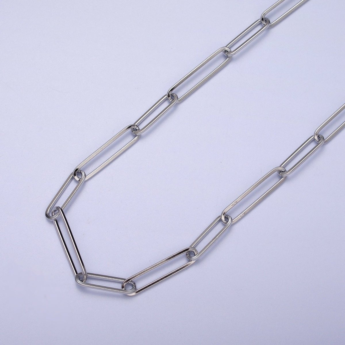 24K Gold Filled Double 15mm &amp; 20mm Paperclip Link Gold, Silver Unfinished Chain | ROLL-921 ROLL-922 Clearance Pricing