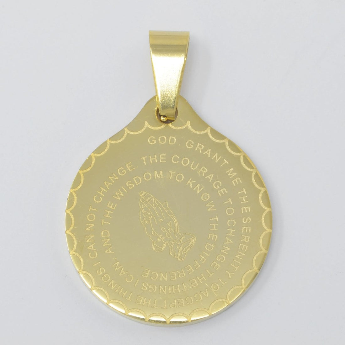 24K Gold Plated Double Sided Serenity &amp; Lord&