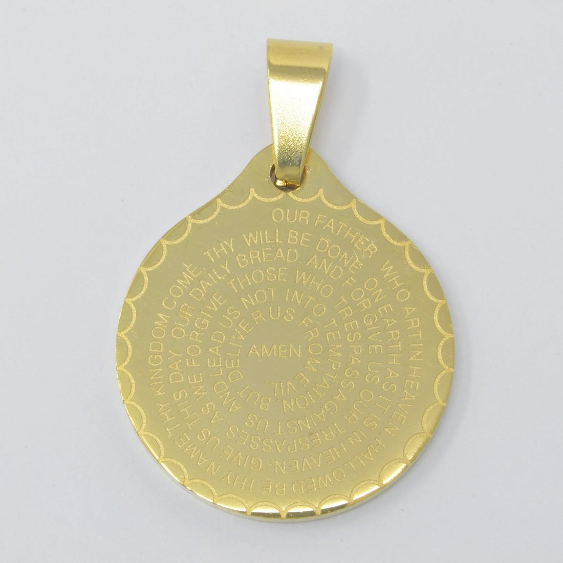 24K Gold Plated Double Sided Serenity &amp; Lord&