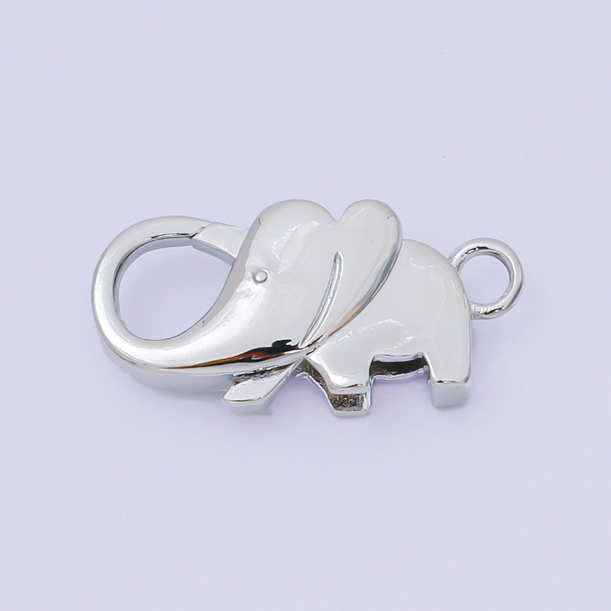 24K Gold Filled Elephant Lobster Clasp Closure Finding in Gold &amp; Silver | Z1318