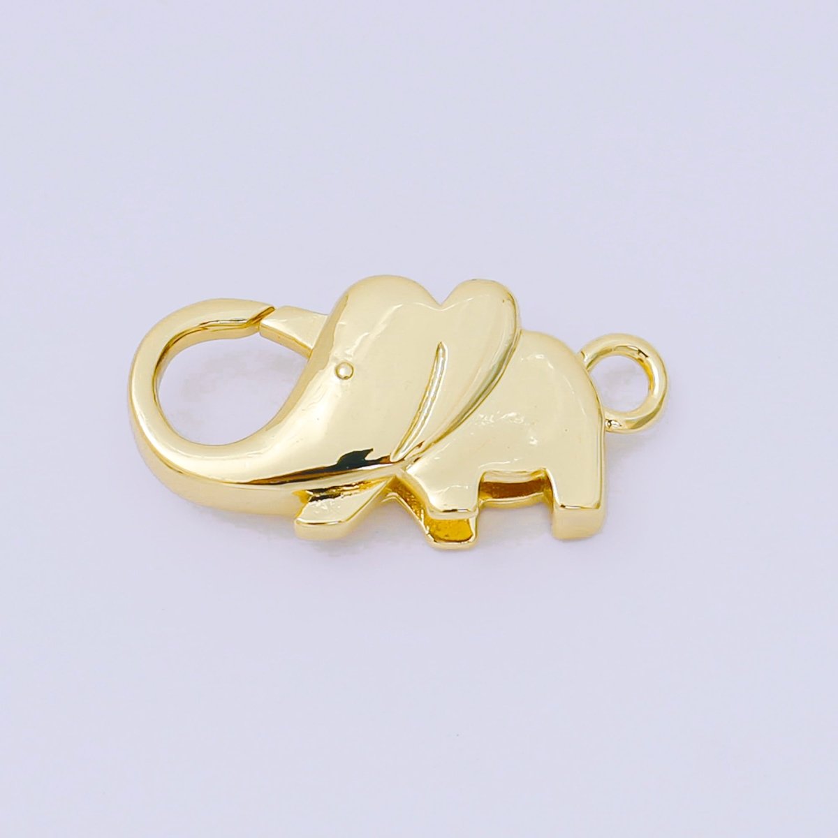 24K Gold Filled Elephant Lobster Clasp Closure Finding in Gold &amp; Silver | Z1318