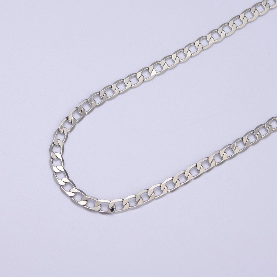 24K Gold Filled Figaro Curb Chain, Flat 3.5mm Width Figaro Unfinished Chain For Jewelry Making Supply Component | ROLL-688, ROLL-689 Clearance Pricing
