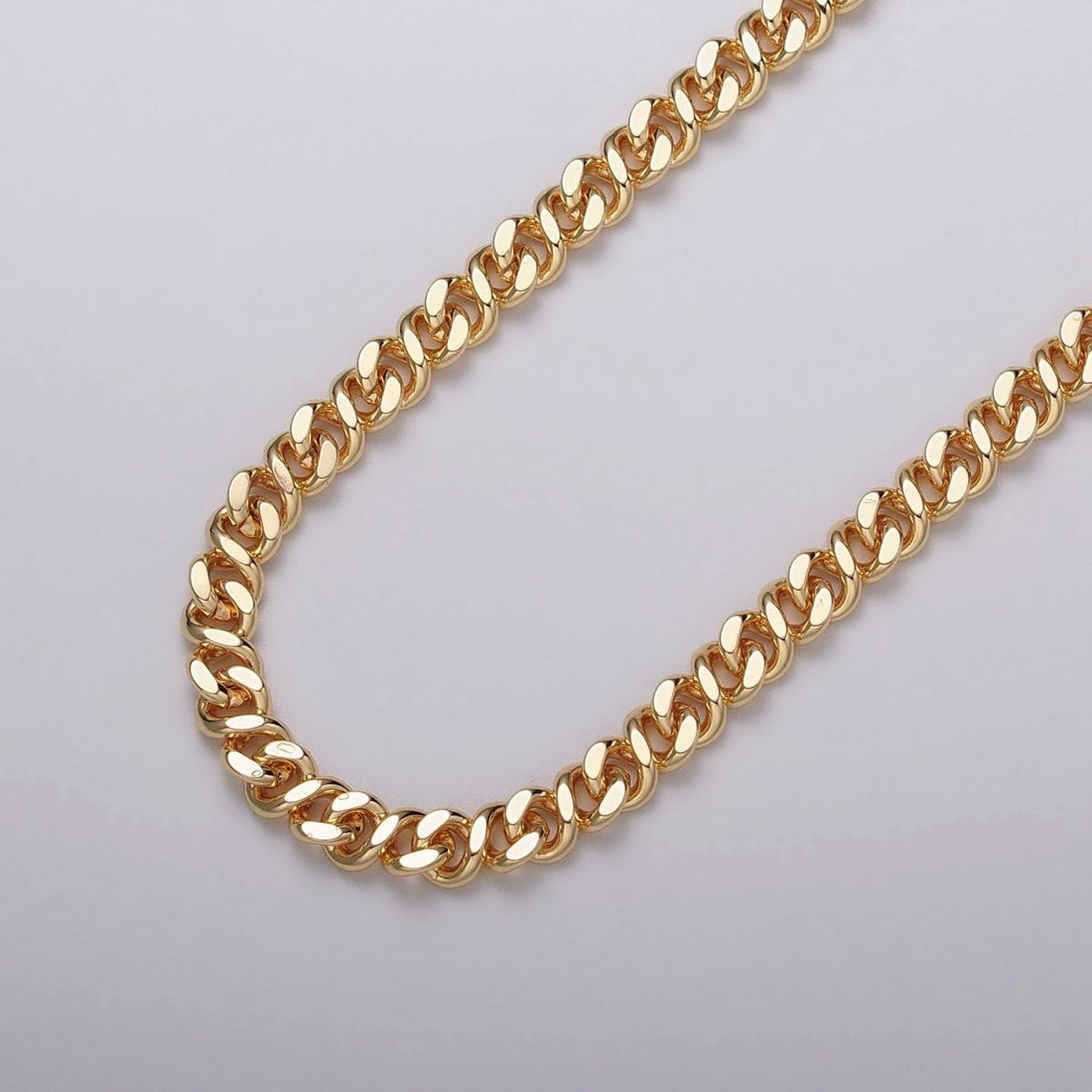 24k Gold Filled Flat Double Curb Figaro Eight Designed Unfinished Chain by Yard in Gold &amp; Silver | ROLL-1053, ROLL-1107 Clearance Pricing