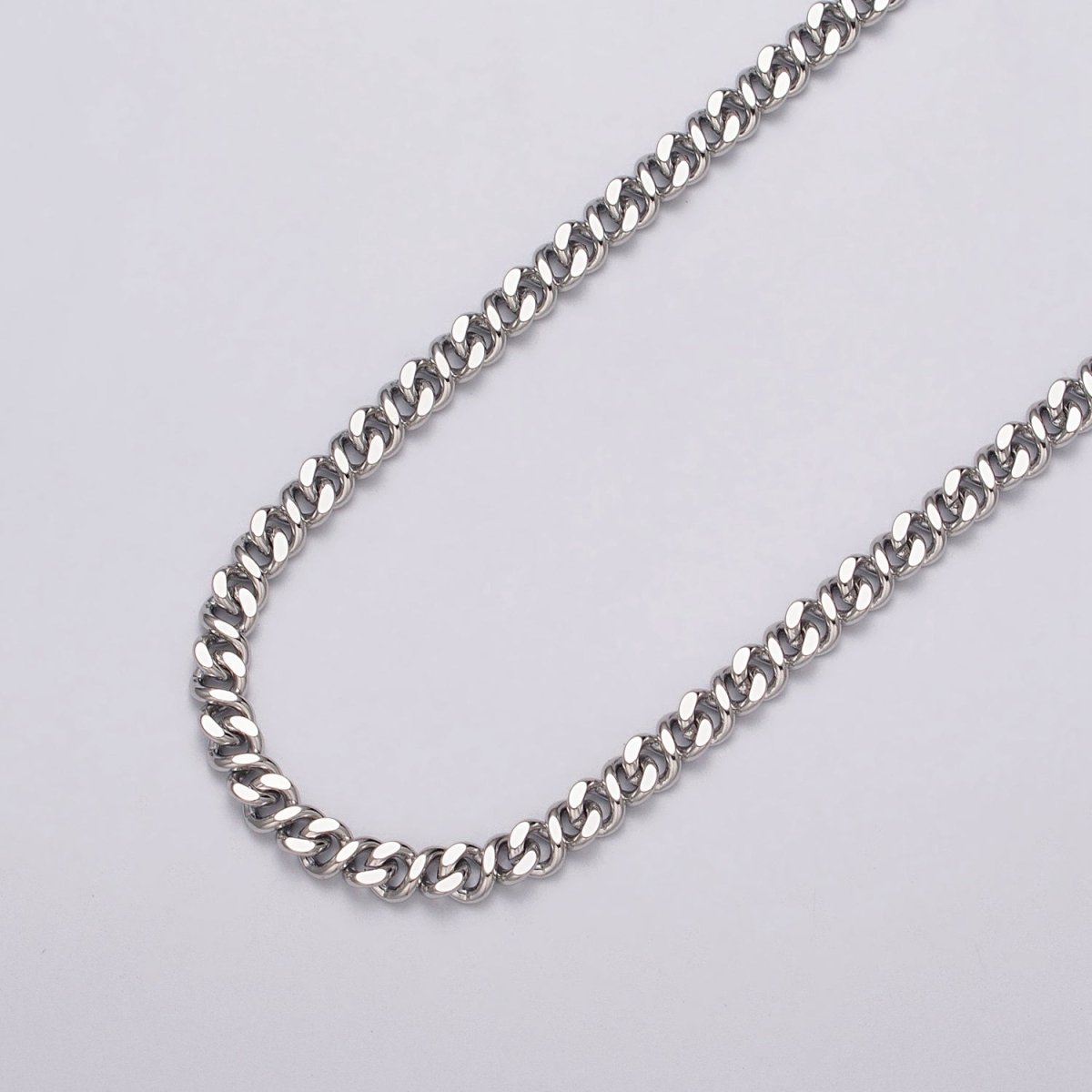 24k Gold Filled Flat Double Curb Figaro Eight Designed Unfinished Chain by Yard in Gold &amp; Silver | ROLL-1053, ROLL-1107 Clearance Pricing
