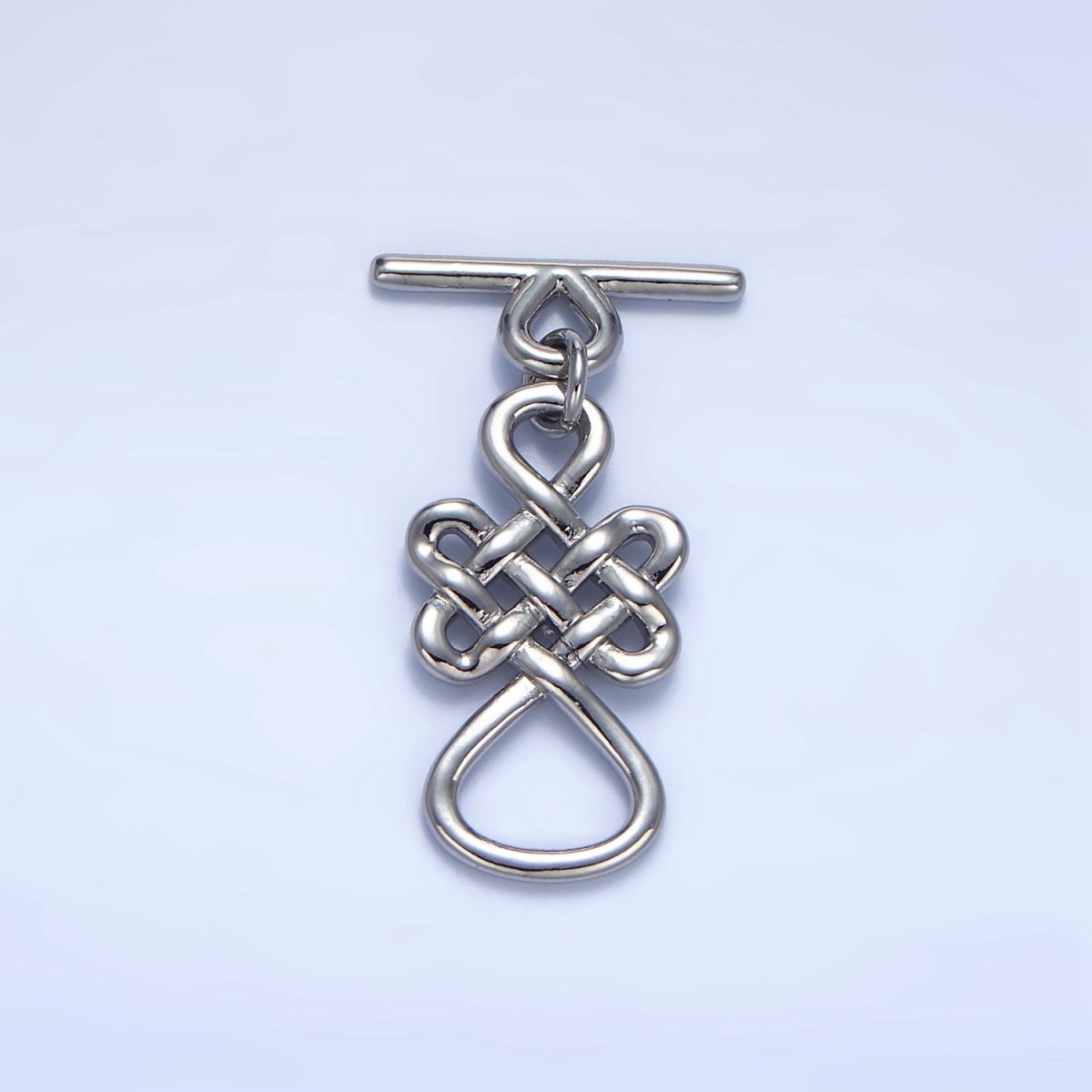 24K Gold Filled Geometric Artisan Toggle Clasps Closure in Gold &amp; Silver | Z494